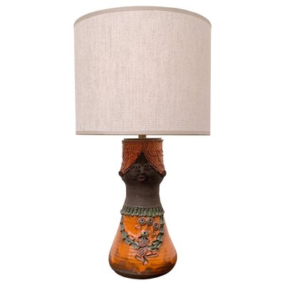 Ceramic Table Lamp by Theresa Bataille for Dour Belgium-FGA-946445