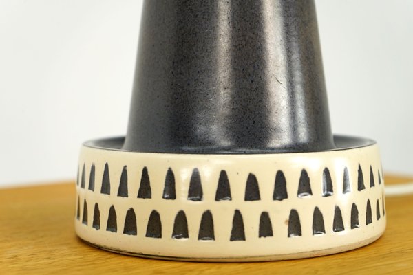 Ceramic Table Lamp from Mørkøv Denmark, 1960s-AO-695446