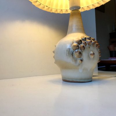 Ceramic Table Lamp with Spikes by Einar Johansen for Søholm, 1960s-LCR-899960