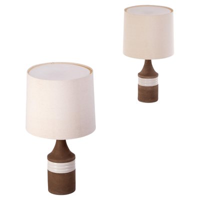 Ceramic Table Lamps, Italy, 1970s, Set of 2-QU-1763971