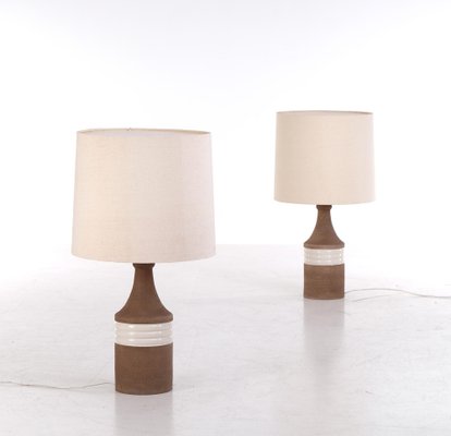 Ceramic Table Lamps, Italy, 1970s, Set of 2-QU-1763971