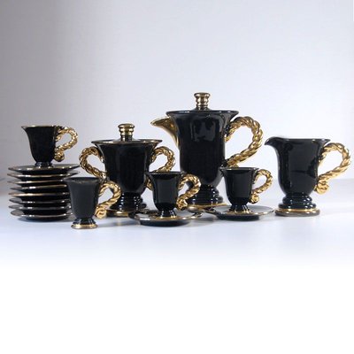 Ceramic Tableware Set by Marius Giuge for Vallauris, 1960s, Set of 15-GIW-811770