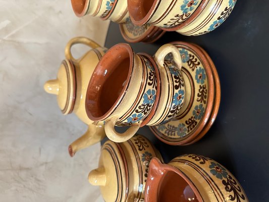 Ceramic Tea Service, 1970, Set of 9-BFK-1725031