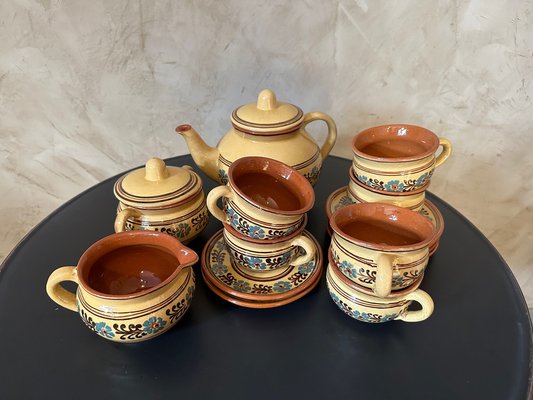 Ceramic Tea Service, 1970, Set of 9-BFK-1725031