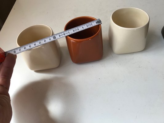 Ceramic Tea Service by Nanna Ditzel for Søholm, 1970s, Set of 9-LCR-975985