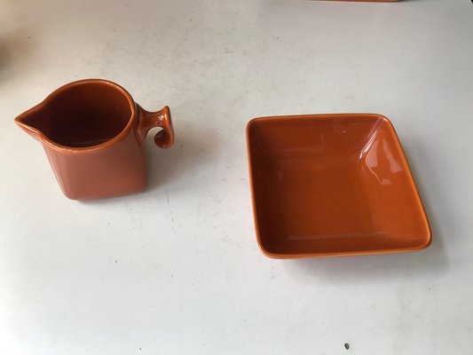 Ceramic Tea Service by Nanna Ditzel for Søholm, 1970s, Set of 9-LCR-975985