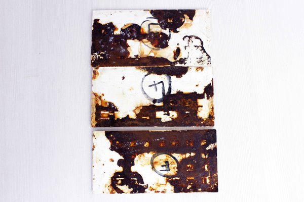 Ceramic Tile Triptych by Roger Capron, Set of 3-BQF-941170