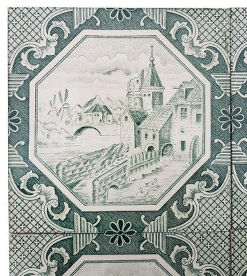 Ceramic Tiles by Gilliot, 1930, Set of 4-VDW-954885