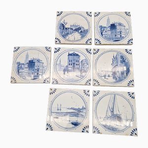 Ceramic Tiles from Villeroy & Boch, 1900s, Set of 7-WK-1718650