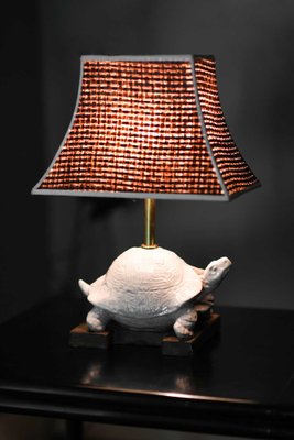 Ceramic Turtle Table Lamp by Zaccagnini, 1970s-MNF-1311241