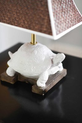 Ceramic Turtle Table Lamp by Zaccagnini, 1970s-MNF-1311241