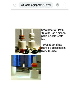 Ceramic Umorometro Vase by Ambrogio Pozzi for Ceramica Franco Pozzi, 1966-FIP-786325