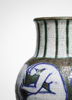 Ceramic Vase by Edouard Cazaux, 1950s-YU-1010765