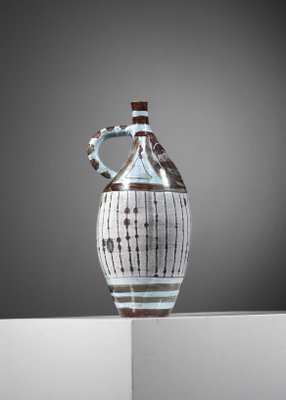 Ceramic Vase by Franco Cardinali for Vallauris, 1950s-YU-1173789