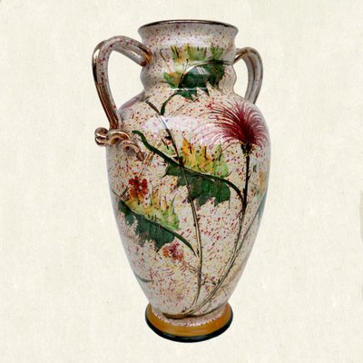 Ceramic Vase by Giulio Pagliarini, 1940s-TIT-766881