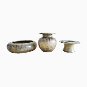 Ceramic Vase, Candleholder and Bowl from Pfeiffer Gerhard, Set of 3-BLG-1008806