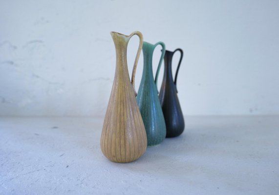 Ceramic Vases attributed to Gunnar Nylund for Rörstrand, Sweden, 1950s, Set of 3-UYK-1419065