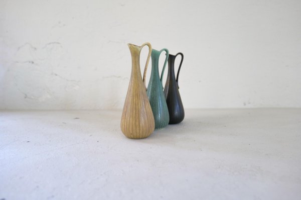 Ceramic Vases attributed to Gunnar Nylund for Rörstrand, Sweden, 1950s, Set of 3-UYK-1419065