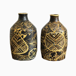 Ceramic Vases by Nils Thorsson for Royal Copenhagen, 1960s, Set of 2-CC-956229