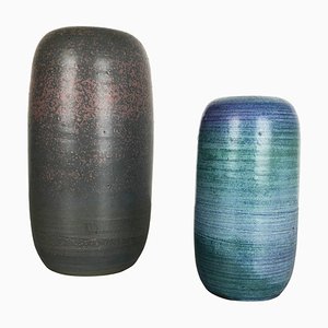 Ceramic Vases by Piet Knepper for Mobach Netherlands, 1970s, Set of 2-QZ-1052999