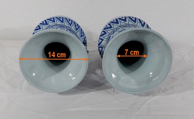 Ceramic Vases, China, Late 19th Century, Set of 2-RVK-1166301