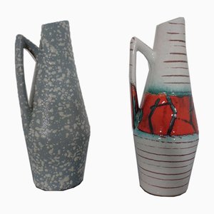 Ceramic Vases from Heinz Siery for Scheurich, 1950s, Set of 2-RDW-754720