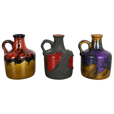 Ceramic Vases from Marei, Germany, 1970s, Set of 3-QZ-1053185