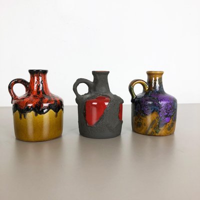 Ceramic Vases from Marei, Germany, 1970s, Set of 3-QZ-1053185