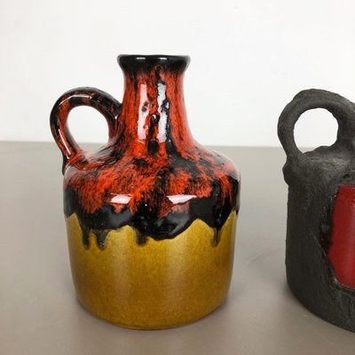 Ceramic Vases from Marei, Germany, 1970s, Set of 3-QZ-1053185