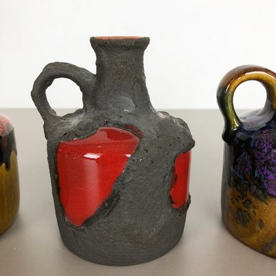 Ceramic Vases from Marei, Germany, 1970s, Set of 3-QZ-1053185