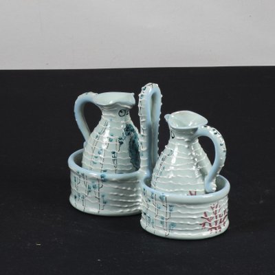 Ceramic Vinegar Oil Set by Capri, Set of 2-RAQ-1820381