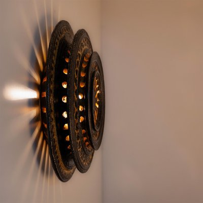 Ceramic Wall Light, Denmark, 1970s-VDW-2022207