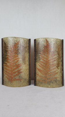 Ceramic Wall Lights from Accolay, 1960s, Set of 2-XYB-2029062