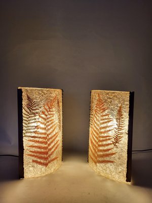 Ceramic Wall Lights from Accolay, 1960s, Set of 2-XYB-2029062