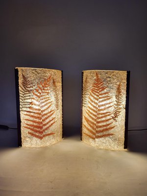 Ceramic Wall Lights from Accolay, 1960s, Set of 2-XYB-2029062