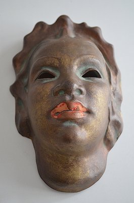 Ceramic Wall Mask by Kit, 1920-OV-1766052