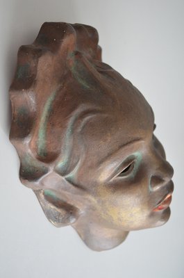 Ceramic Wall Mask by Kit, 1920-OV-1766052