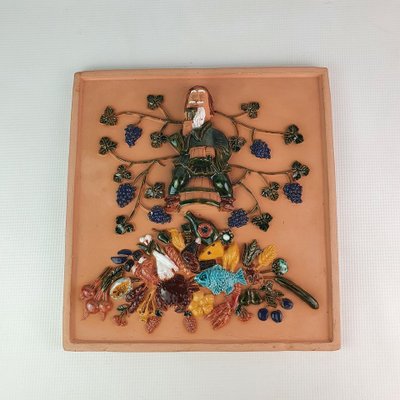 Ceramic Wall Plaque by Pagfeldt for Stengods, 1960s-ZPB-1145305