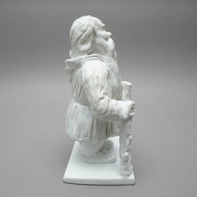 Ceramic White Glazed Peter Figure from Stadt Westerburg-RST-1233754