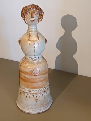 Ceramic Woman Statuette-TEP-1234610