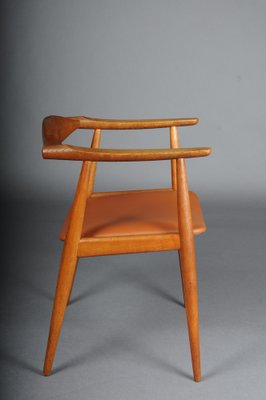 CH-35 Armchair in Teak and Leather by Hans J. Wegner, 1890s-FLW-1761473