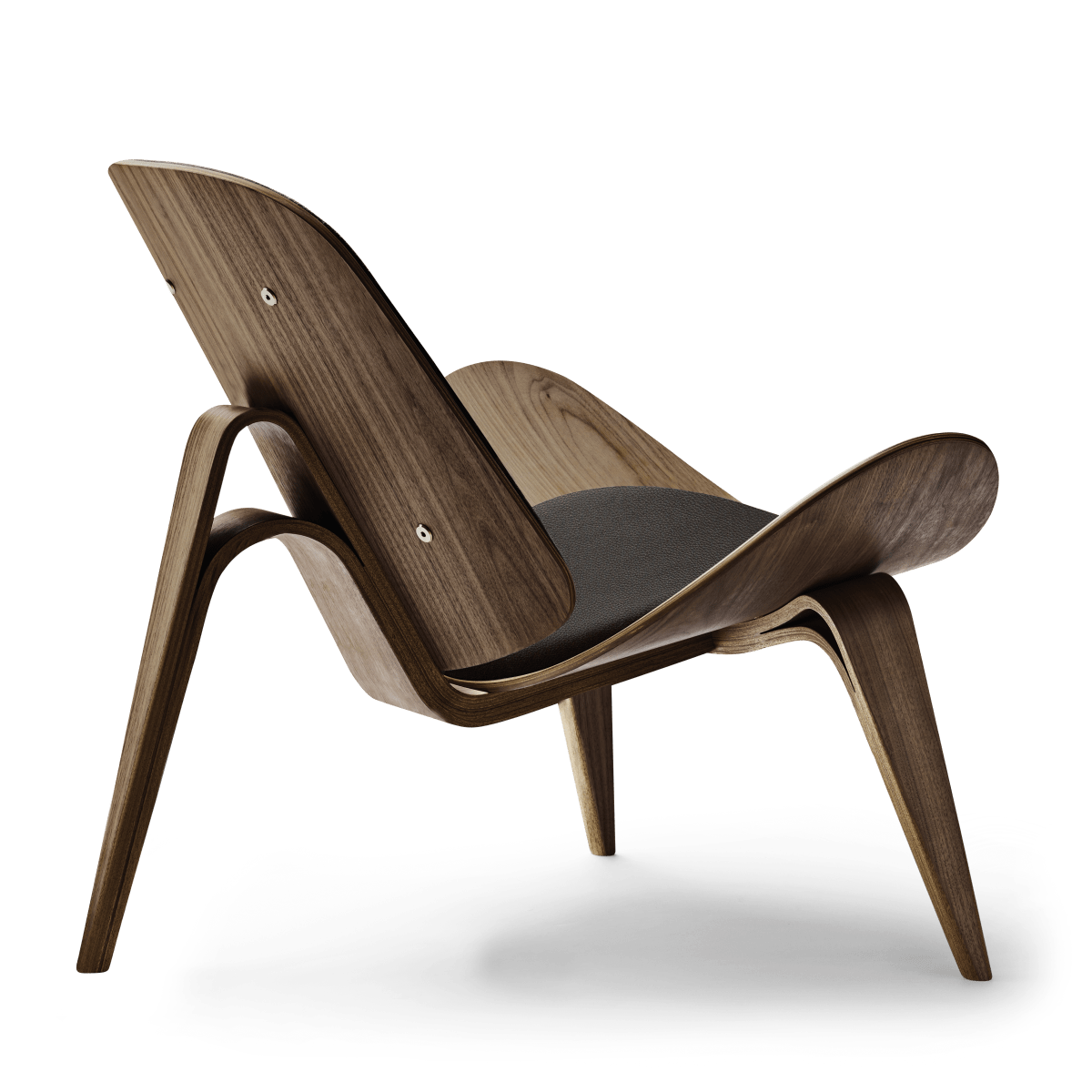 CH07 | Shell Chair by Carl Hansen & Søn #Walnut / Oiled / Leather Thor 377