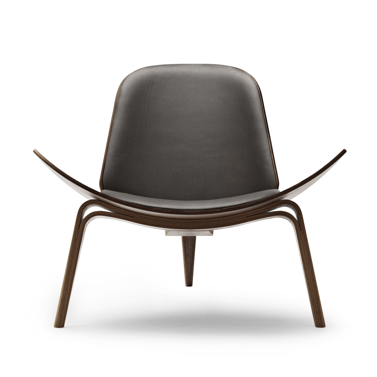 CH07 | Shell Chair by Carl Hansen & Søn #Walnut / Oiled / Leather Thor 377