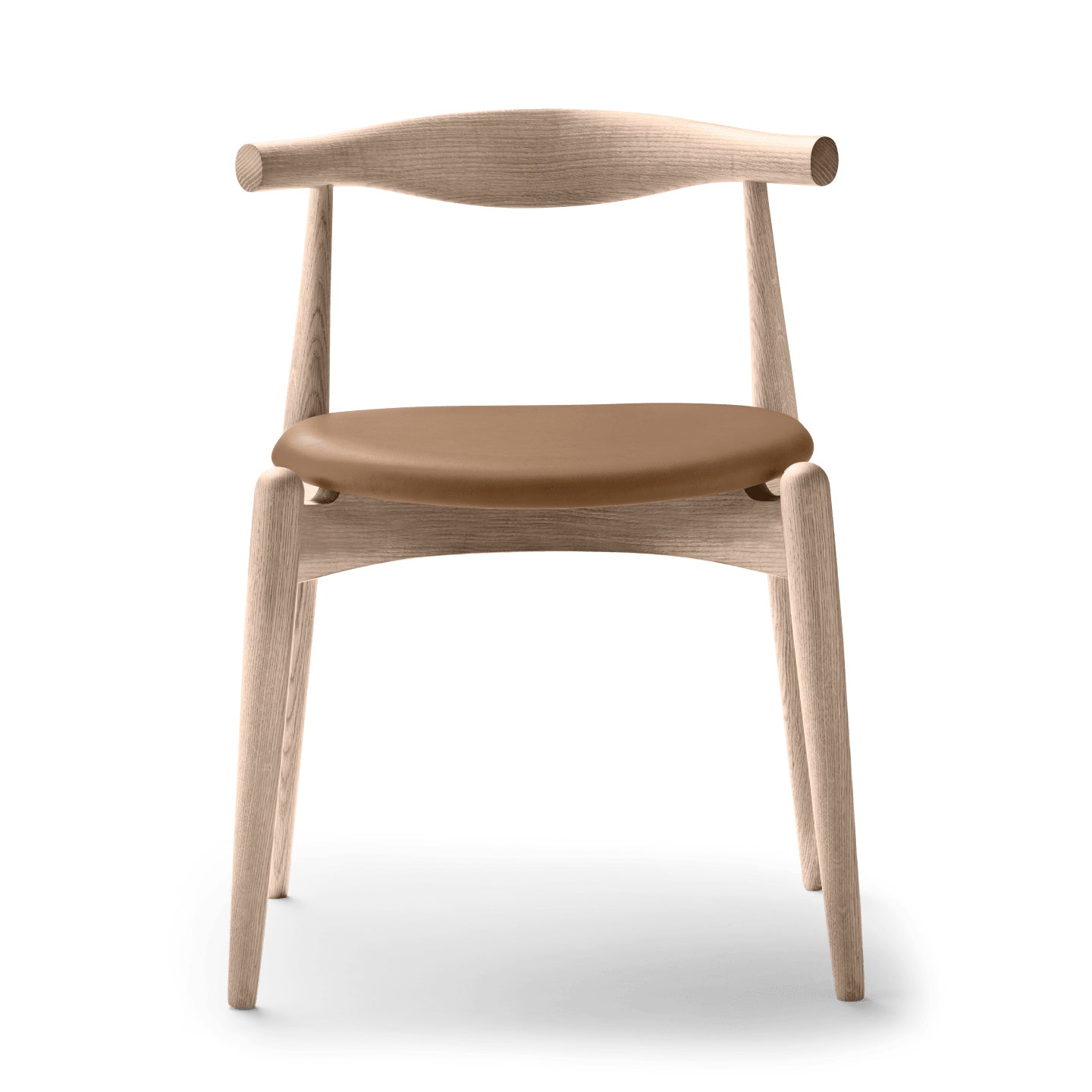 CH20 | Elbow Chair by Carl Hansen & Søn #Oak / Soaped / Leather Thor 325