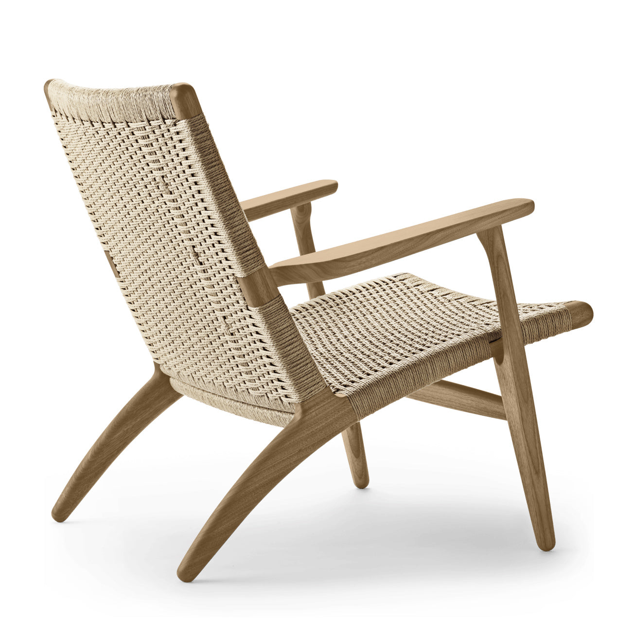 CH25 | Lounge Chair by Carl Hansen & Søn #Oak/Oiled/Natural Paper Cord