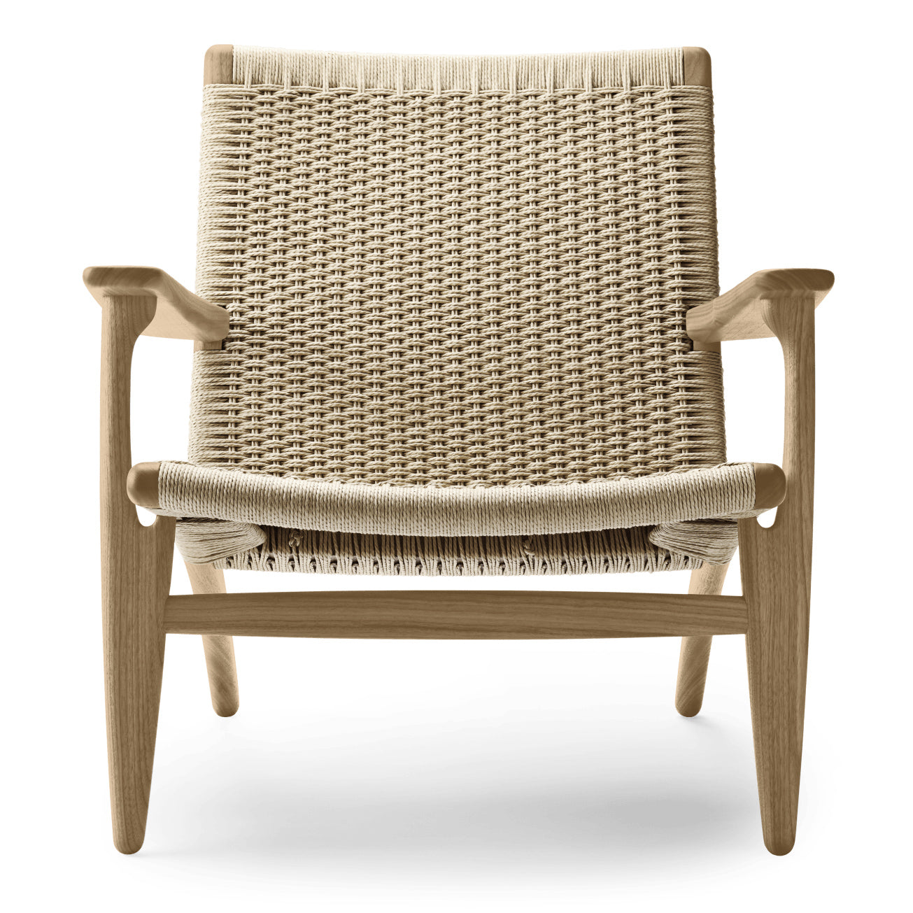 CH25 | Lounge Chair by Carl Hansen & Søn #Oak/Oiled/Natural Paper Cord