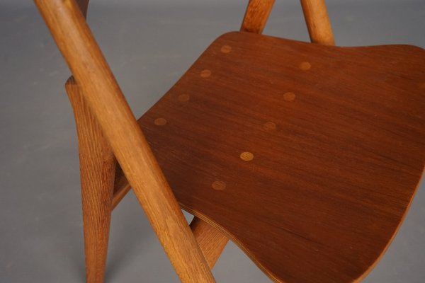 CH29 Sawbuck Chairs by Hans Wegner for Carl Hansen & Son, 1960s, Set of 4-MB-2023734