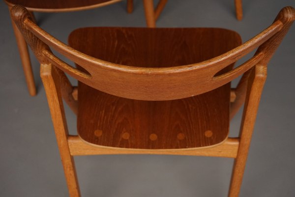 CH29 Sawbuck Chairs by Hans Wegner for Carl Hansen & Son, 1960s, Set of 4-MB-2023734