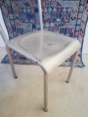 Chair in Aluminum in the Style of Gio Ponti for Montecatini, 1950s-UIW-1066796