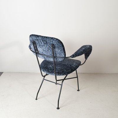 Chair with Metal Structure Works and Curved by Gastone Rinaldi for Rima, 1950s-JQO-1760104